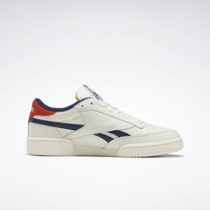 Adidasy Męskie Reebok Club C Revenge Granatowe/Czerwone PL 01NOUYG